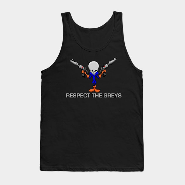 Respect the Greys Tank Top by Wickedcartoons